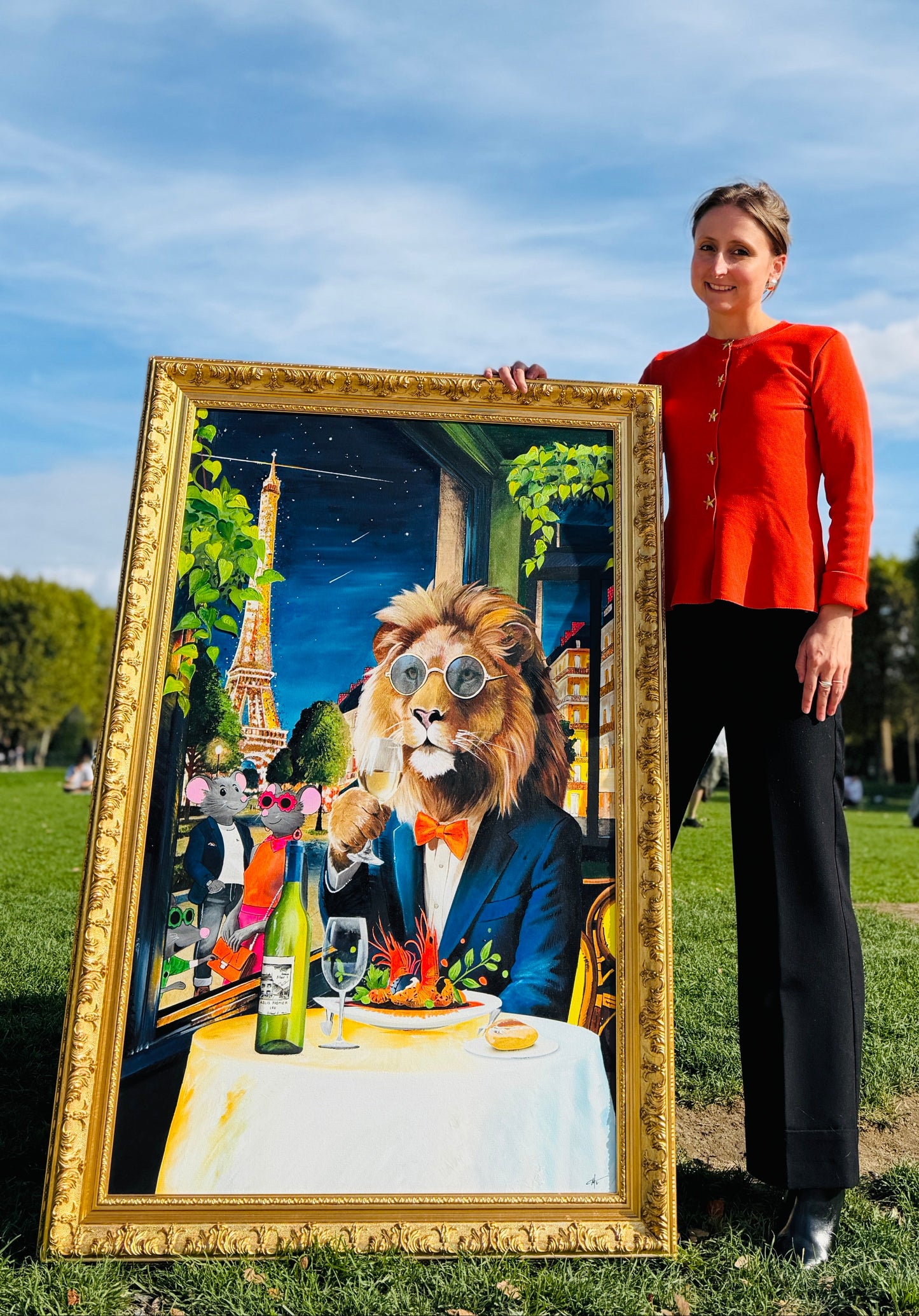 Le lion s'invite à Paris