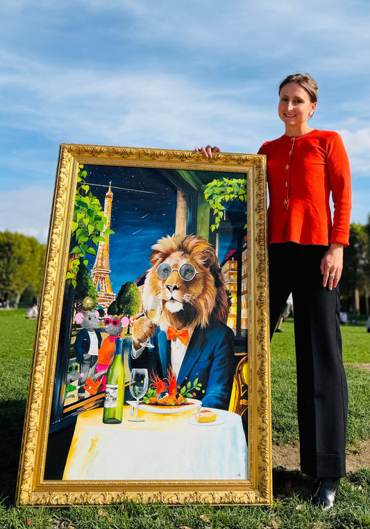 Le lion s'invite à Paris