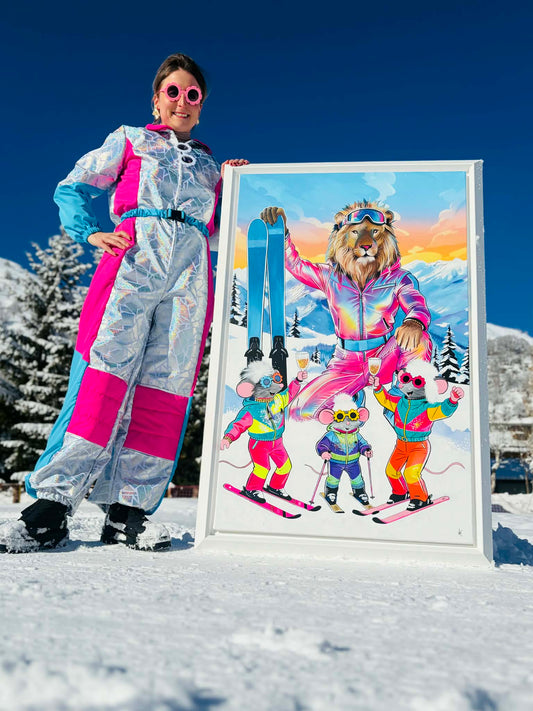 Le roi de la glisse et sa cour en folie douce