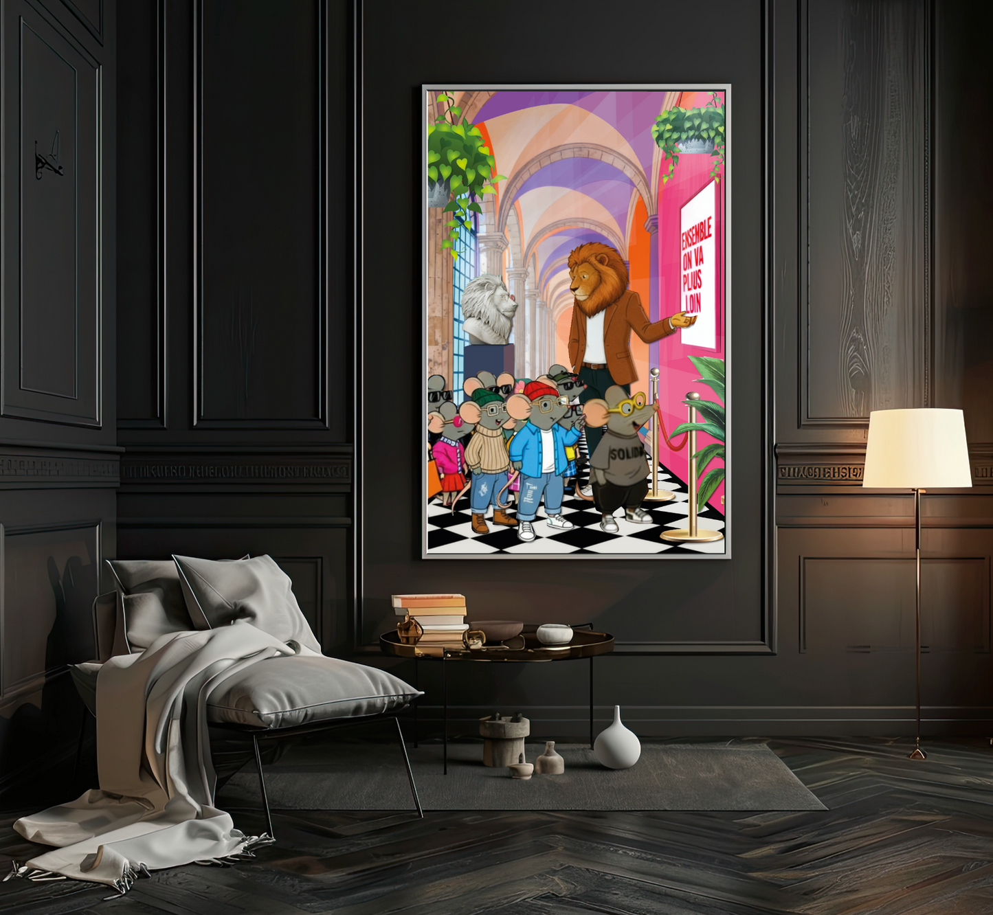 Le lion à dit : ENSEMBLE, on va plus loin