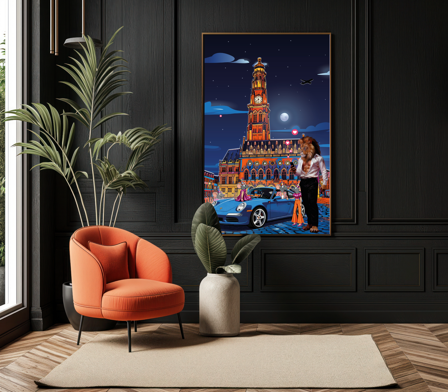 Option d'encadrement pour les affiches