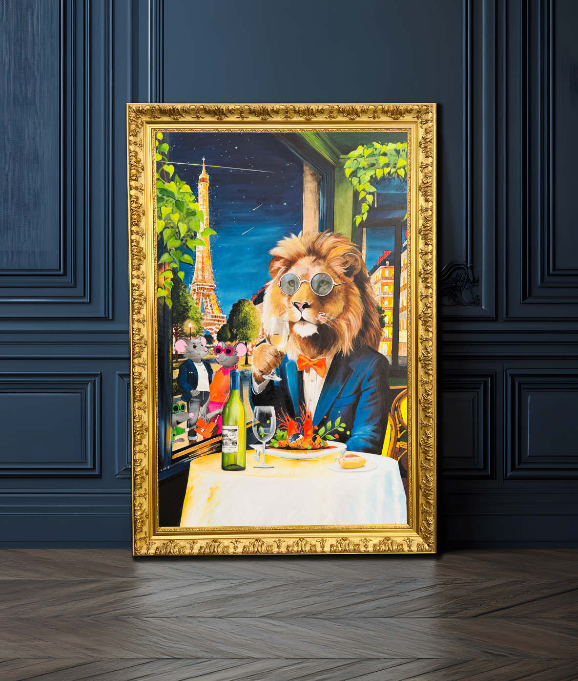 Le lion s'invite à Paris