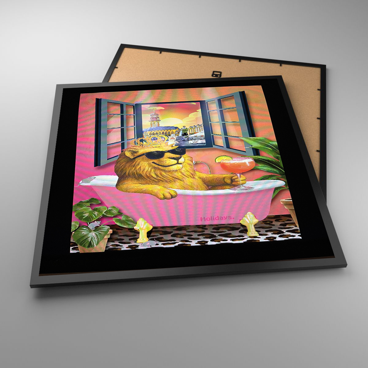 Option d'encadrement pour les affiches